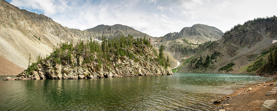 Lake Agnes Panorama Photograph by Aaron Spong