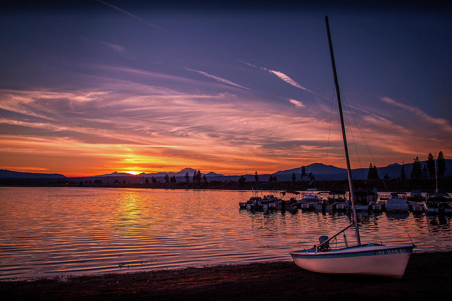 Lake Almanor Sunset Photograph by Bradley Morris