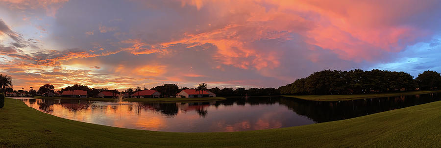 Lake At Sunset Photograph by Arlene Carmel