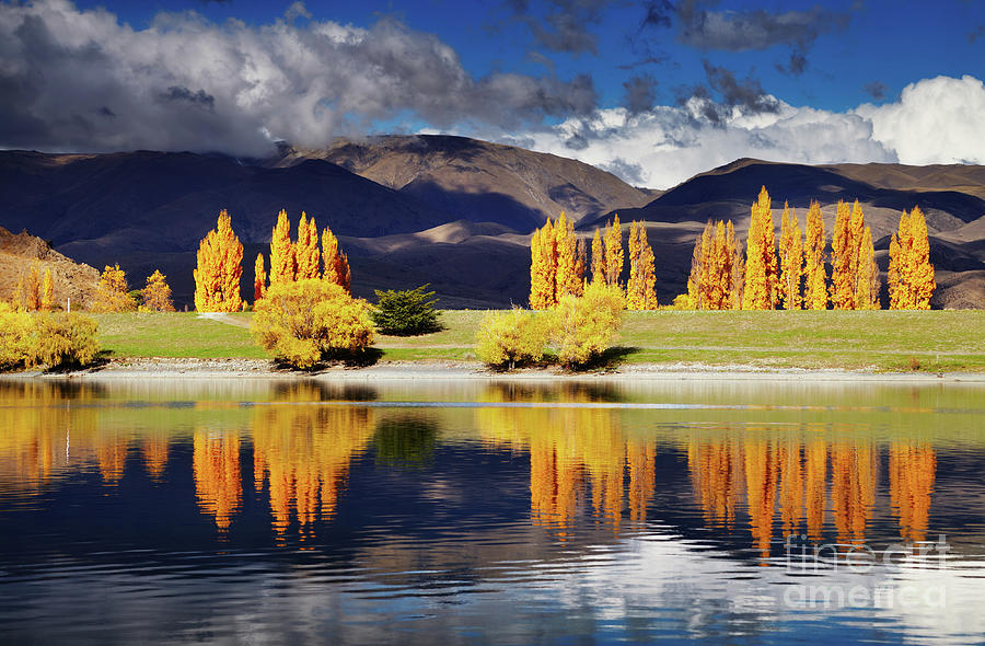 Lake Benmore, New Zealand Photograph by Dmitry Pichugin