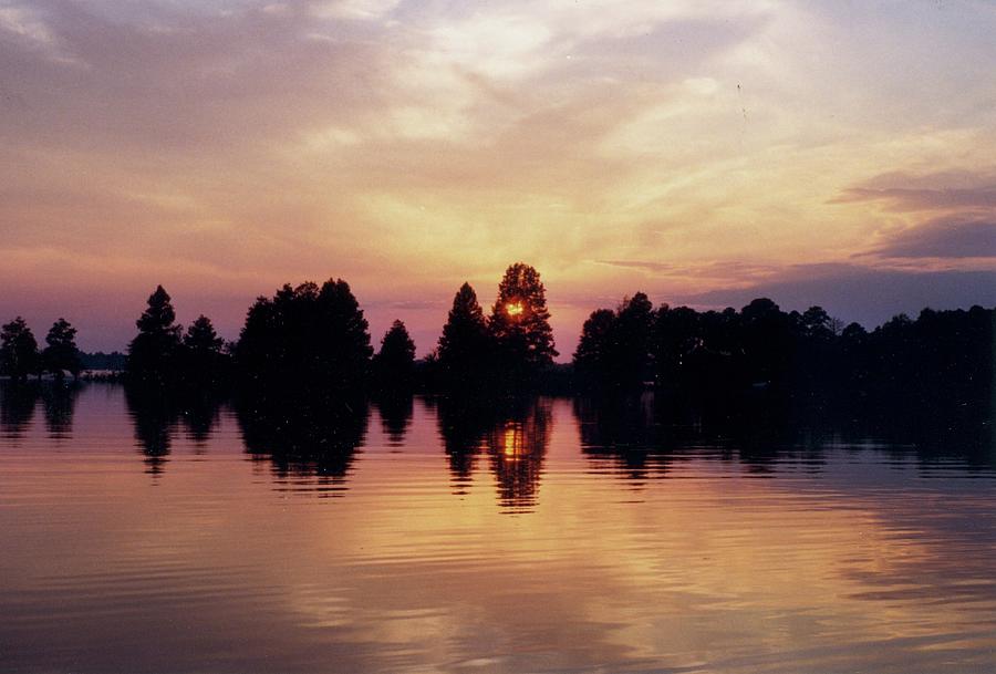 Lake Blackshear Sunset Photograph by Jerry Battle