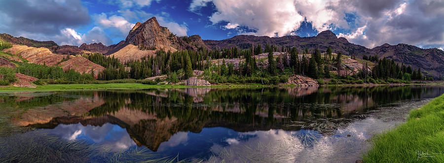 Lake Blanche Summer Panorama Photograph by James Zebrack | Fine Art America