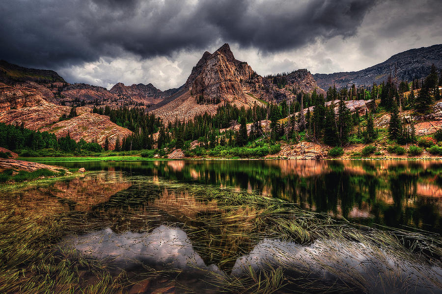 Lake Blanche Summer Storm, Utah Photograph by Abbie Matthews