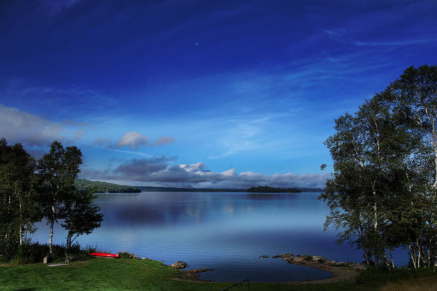 Lake BluSky Morning Photograph by Russel Considine