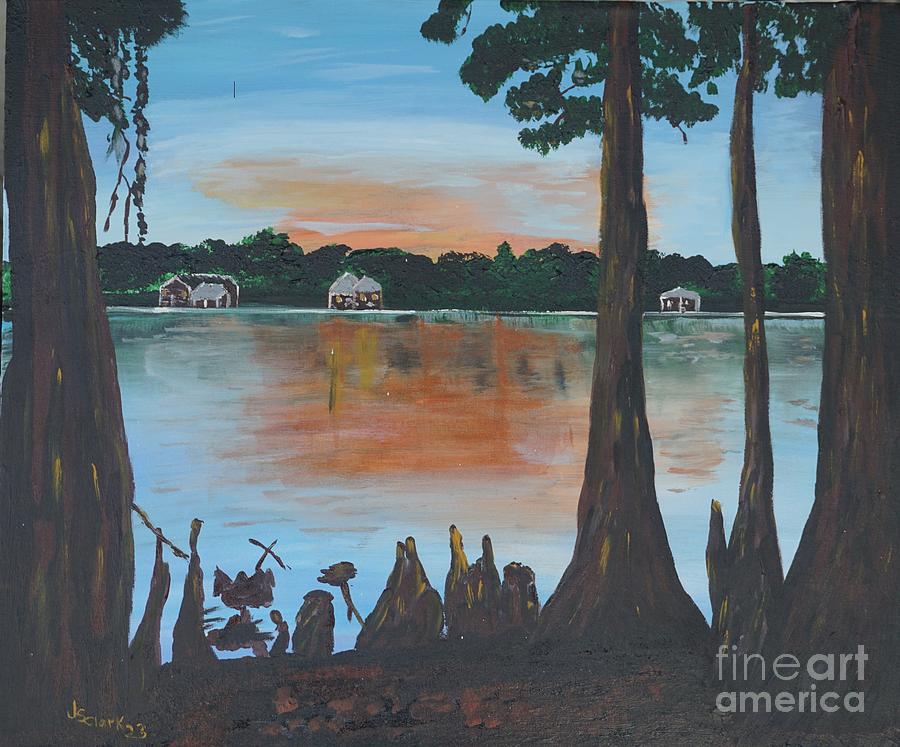 Lake Bruin State Park I Painting by Jimmy Clark