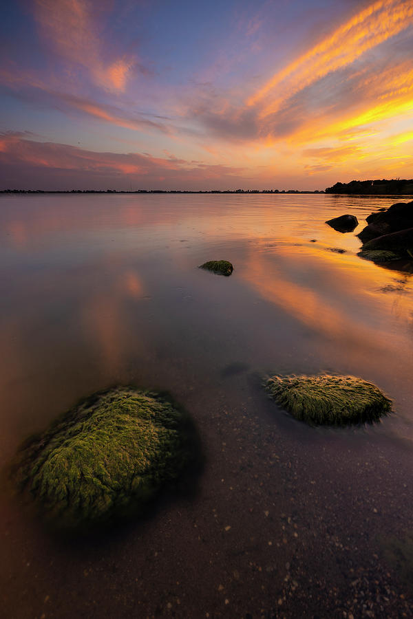 Lake Byron Sunset Photograph by Aaron J Groen