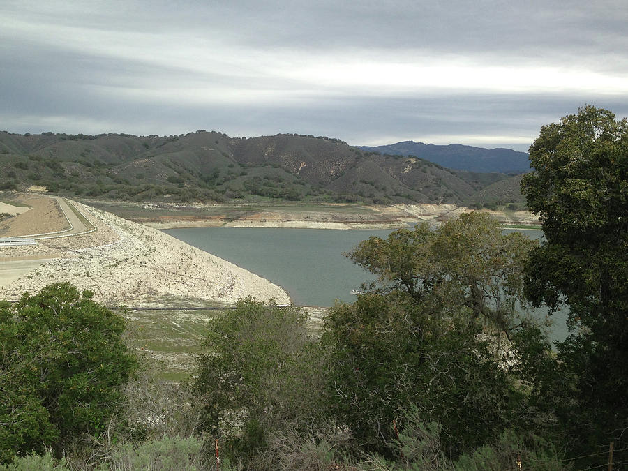 Lake Cachuma during a Drought Photograph by Roxy Rich