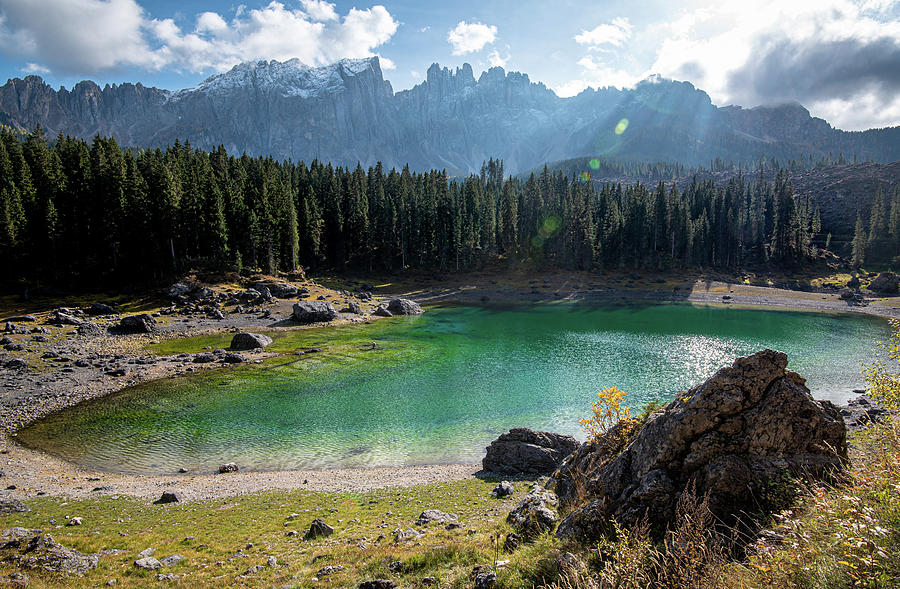 Lake Carezza, South Tyrol Italy Photograph by Michalakis Ppalis