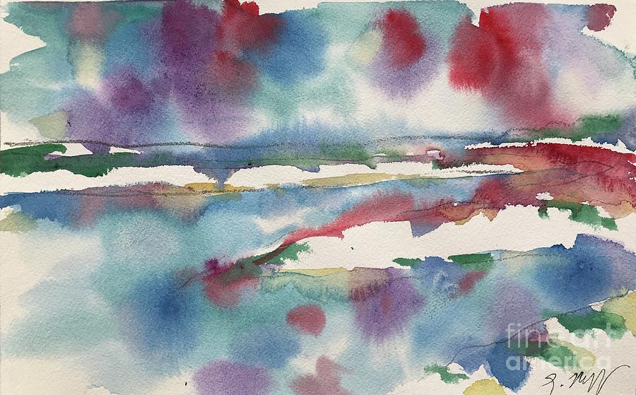 Lake Cherette #4 Painting by Glen Neff