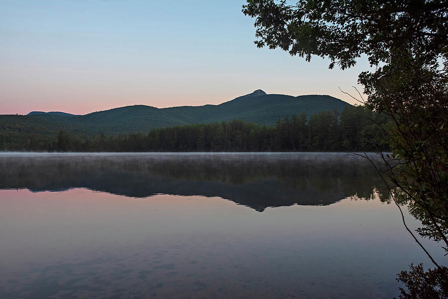 Lake Chocorua Sunrise Tamworth New Hampshire NH Mount Chocorua Reflection Photograph by Toby McGuire