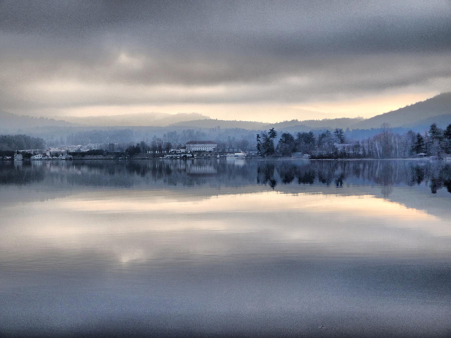 Lake Cloudy Day Reflections Photograph by Russel Considine