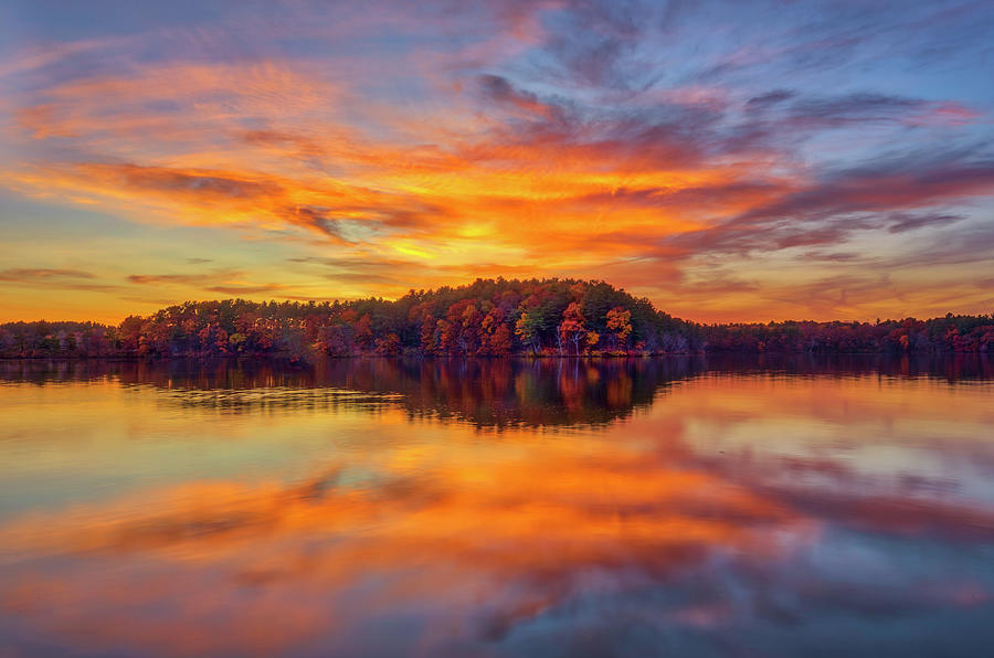 Lake Cochituate State Park Photograph by Juergen Roth