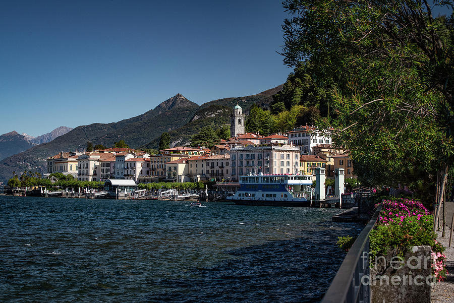 Lake Como-side View Bellagio Photograph by Judy Wolinsky