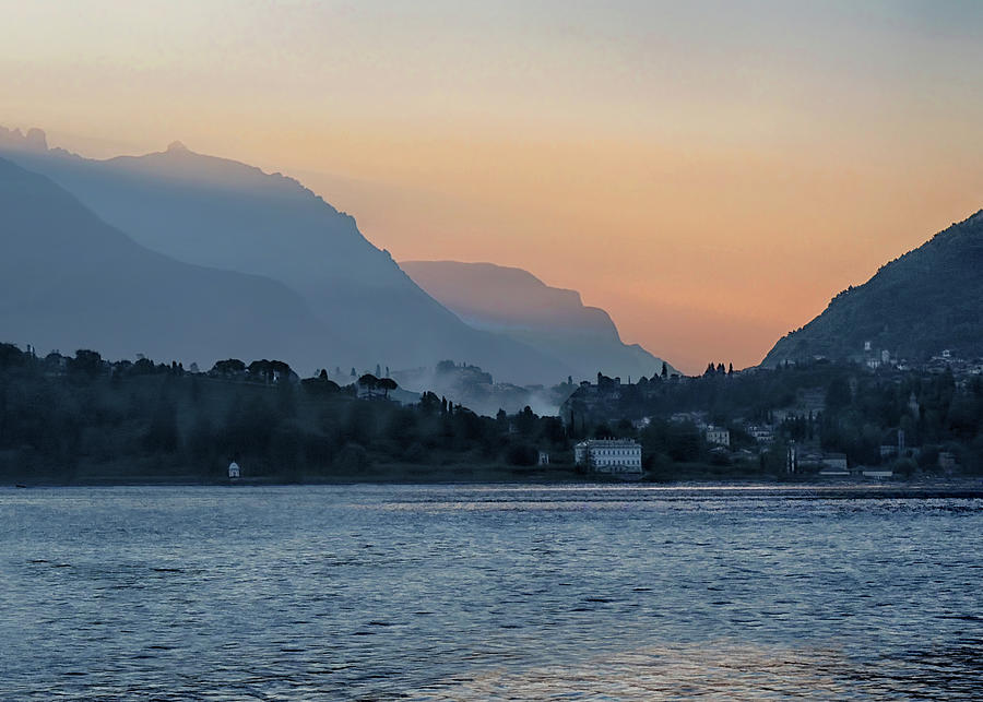 Lake Como Sunrise Photograph by Jim Hill