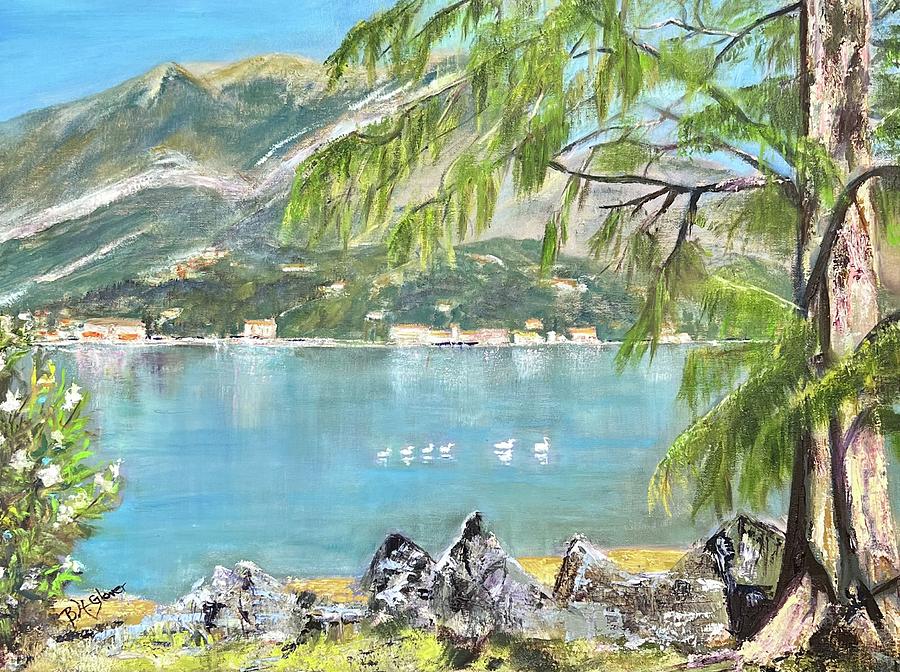 Lake Comos Calling Painting by Barbara Hammett Glover