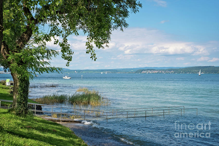 Landscape Photograph - Lake Constance, Germany by Delphimages Photo Creations