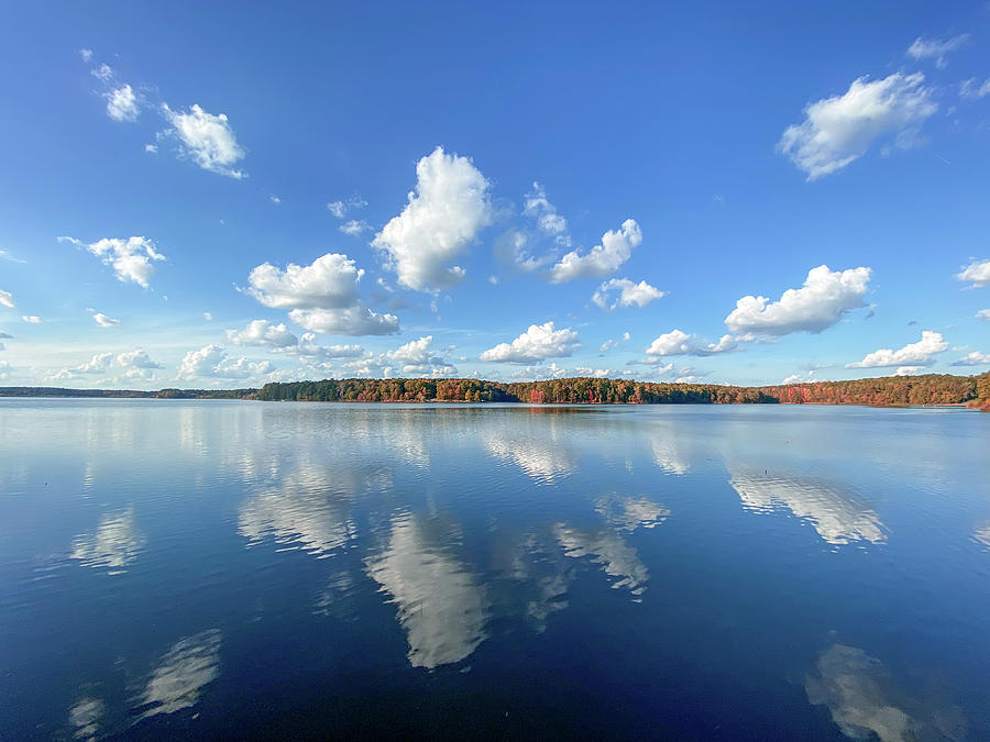 Lake Crabtree Reflection Photograph by Rick Nelson