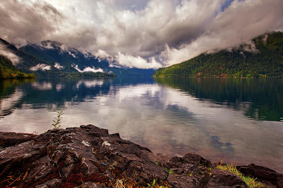 Lake Crescent in Washington State Photograph by Ian Good
