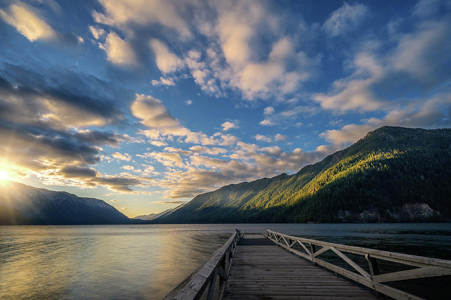 Lake Crescent Tranquility Photograph by Dan Mihai
