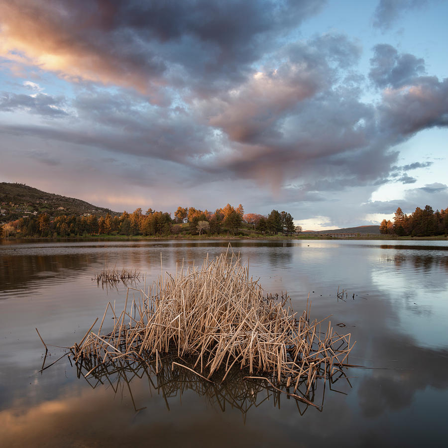 Lake Cuyamaca Monsoon Sunset Photograph by William Dunigan - Fine Art ...