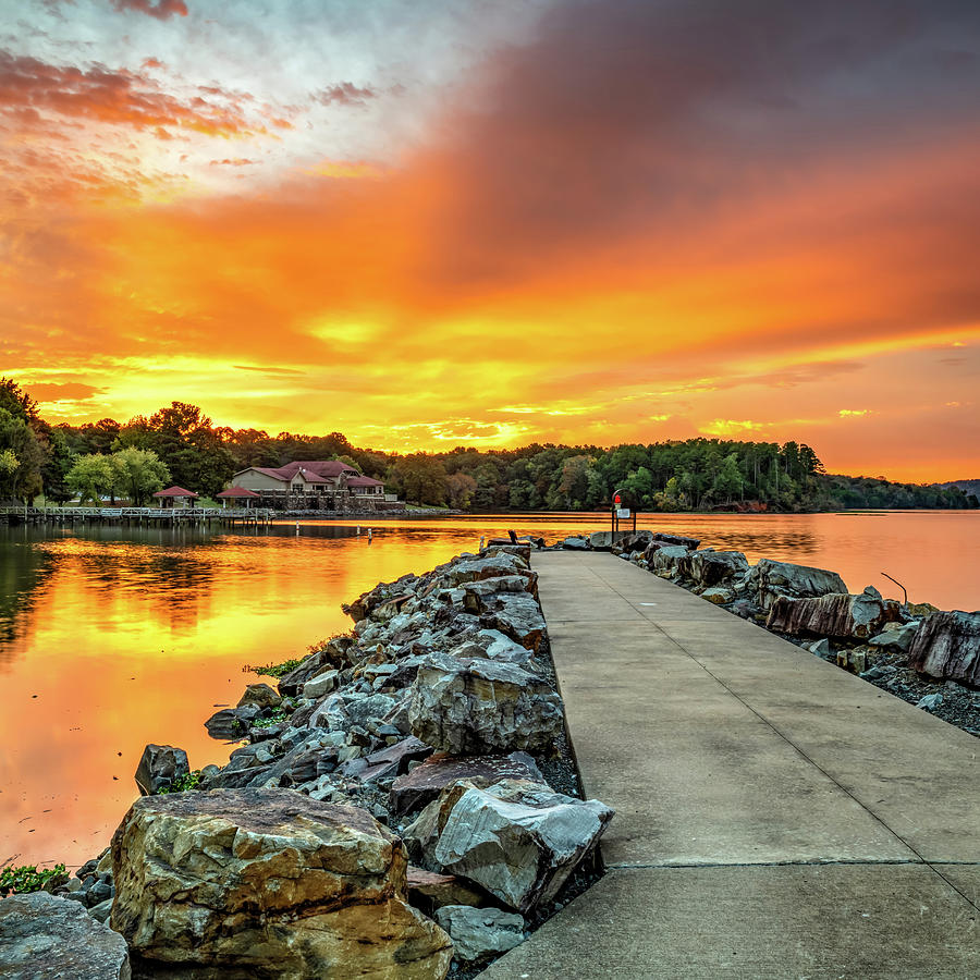Lake Dardanelle State Park Sunrise Russellville Arkansas Photograph