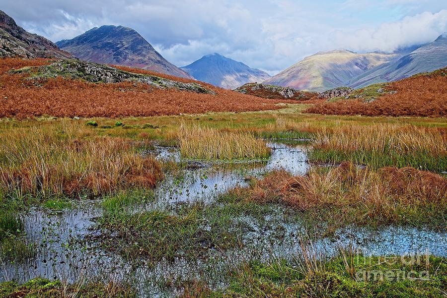 Lake District Fells and Mountains near Wastwater Photograph by Martyn Arnold
