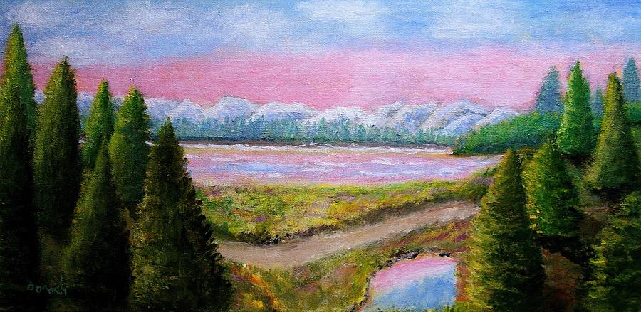 Lake Doro Painting by Gregory Dorosh