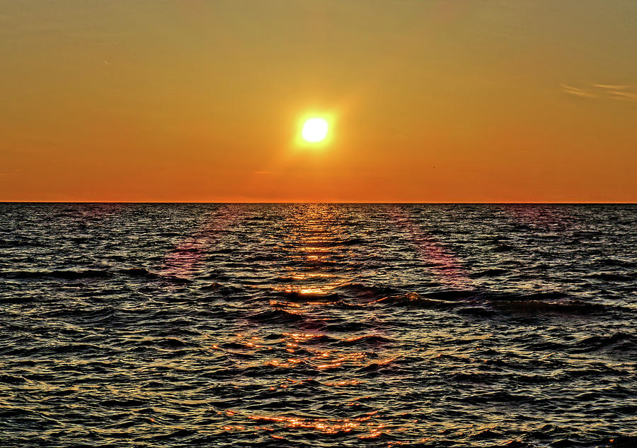 Lake Erie Sunrise Photograph by Dan Sproul