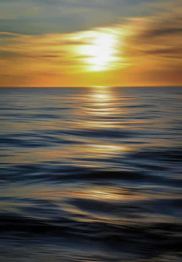 Lake Erie Sunrise Motion Photograph by Dan Sproul