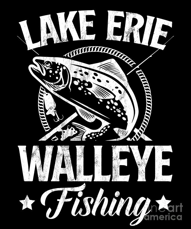 Lake Erie Walleye Fishing by Noirty Designs