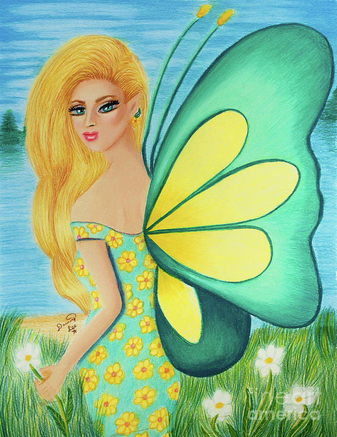Lake Fairy Painting by Dorothy Lee