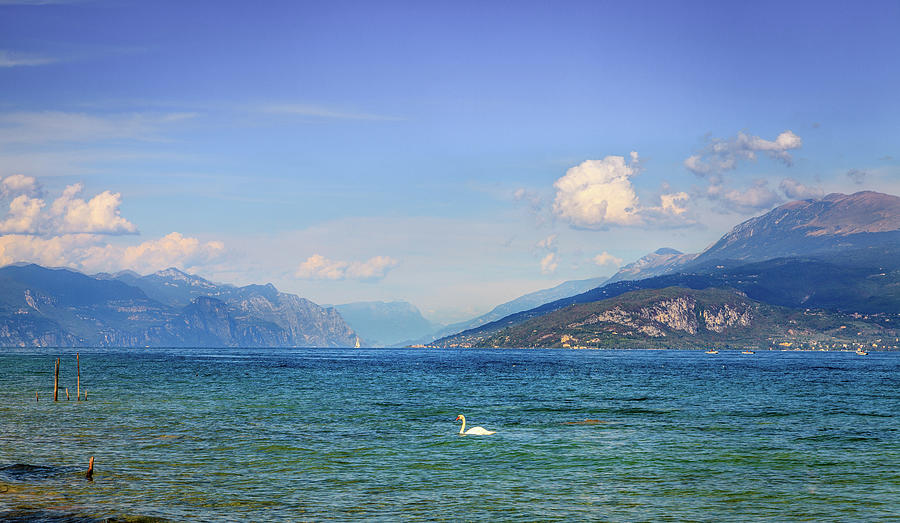 Lake Garda in Italy Photograph by Alexey Stiop