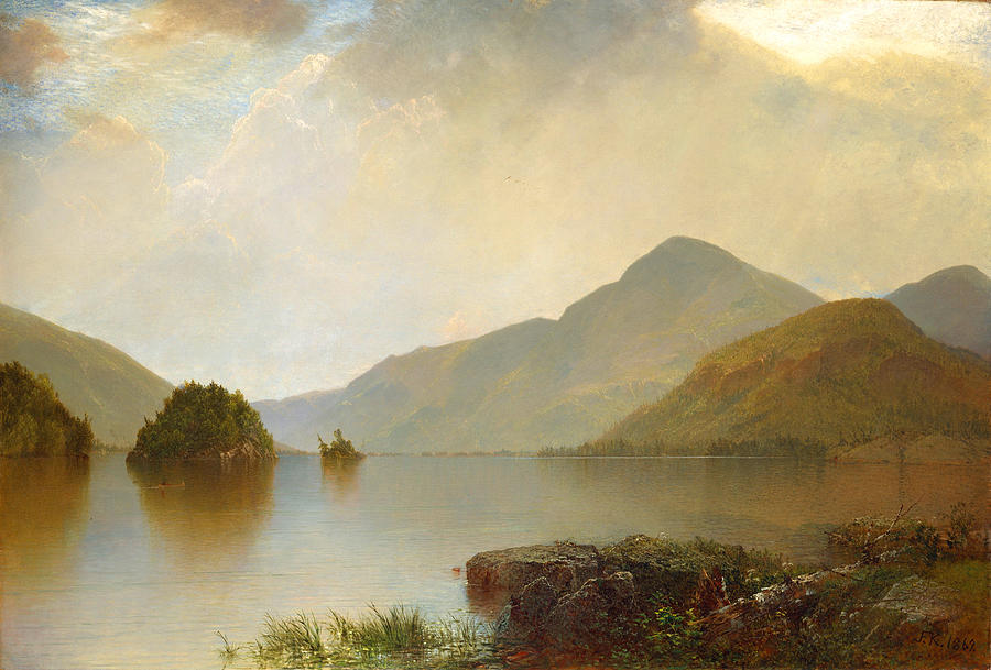 Lake George Painting by Long Shot