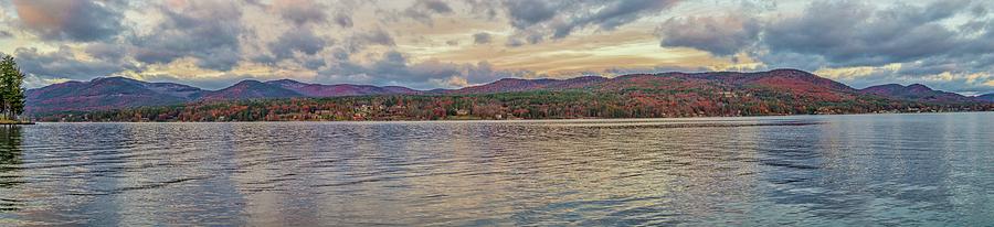 Lake George Panoramic Photograph by Marisa Geraghty Photography