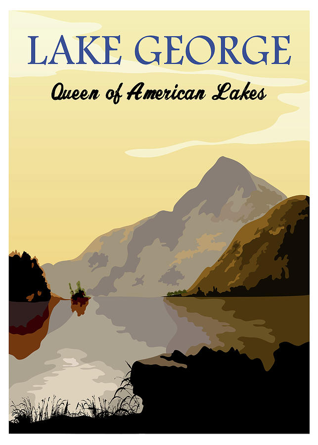 Queen Digital Art - Lake George, Queen of American Lakes by Long Shot
