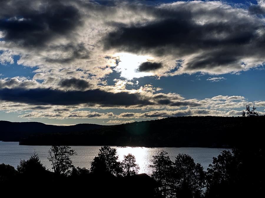 Lake George Sunrise Silhoutte Photograph by Femina Photo Art By Maggie