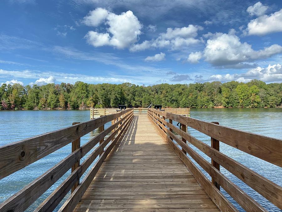 Lake Hartwell Fishing Pier Photograph by FlyingFish Foto