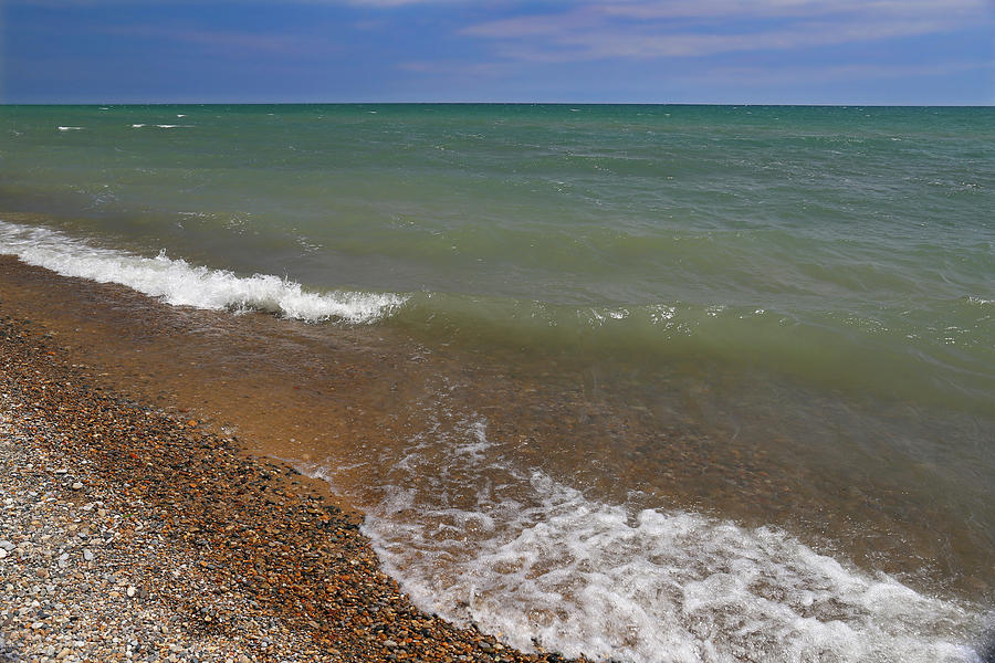 Lake Huron Colors 2 061321 Photograph by Mary Bedy