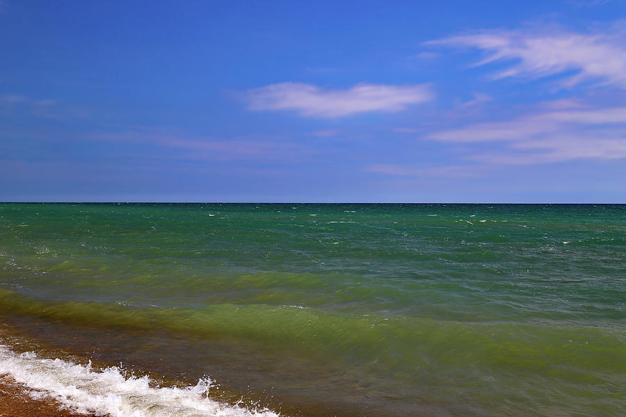 Lake Huron Colors 3 061321 Photograph by Mary Bedy