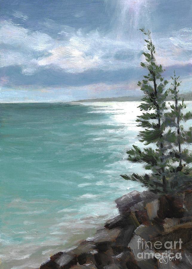 Lake Huron View Painting by Christine K Jones - Fine Art America