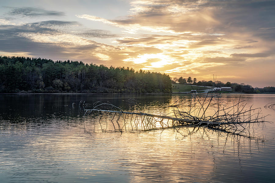 Lake Icaria at Sunset - October 2020 Photograph by Brad Simonsen