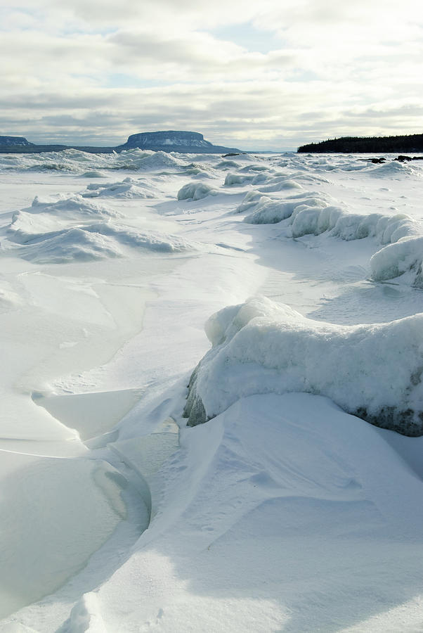 Lake Ice Photograph by Jan Luit