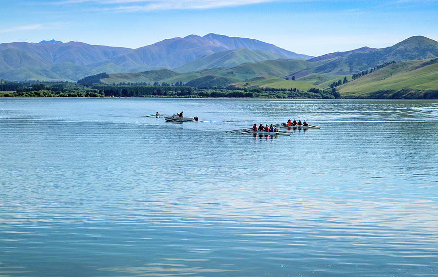 Lake in New Zealand summer Photograph by Pla Gallery