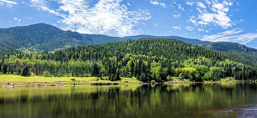 Lake Isabel Colorado Panorama Photograph by Debra Martz