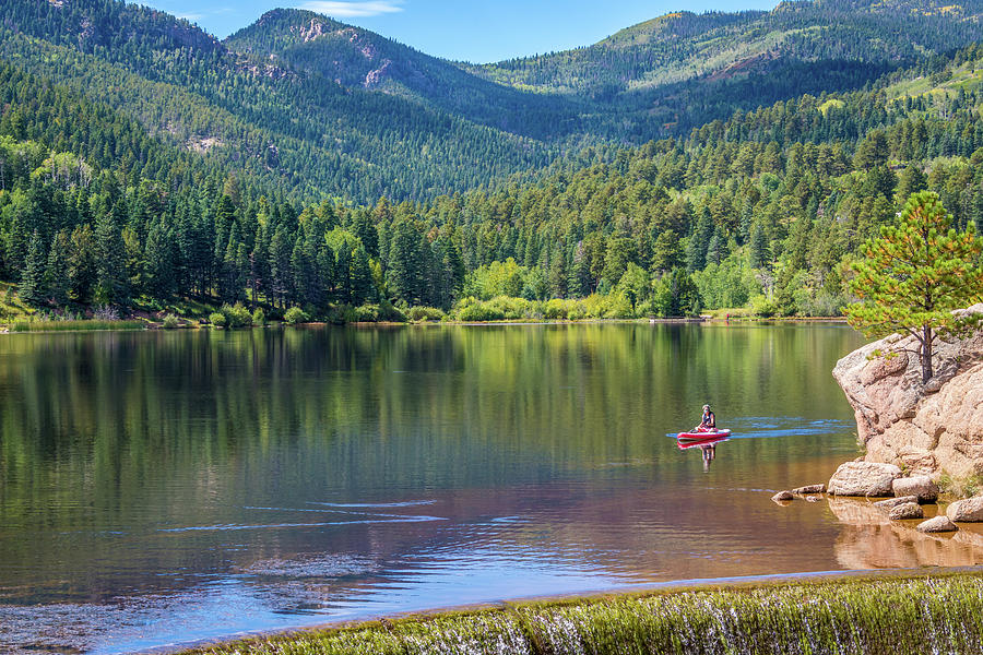 Mountain Photograph - Lake Isabel Recreation Area Colorado by Debra Martz