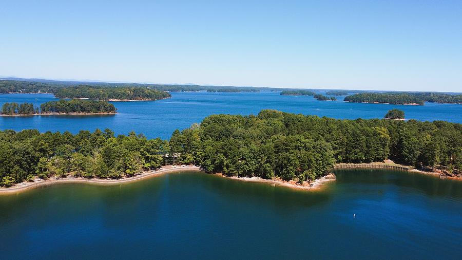 Lake Islands from Above Photograph by Michael VanPatten - Fine Art America