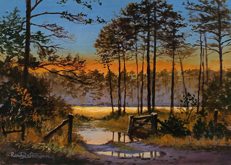 Lake Life Painting by Randy Welborn