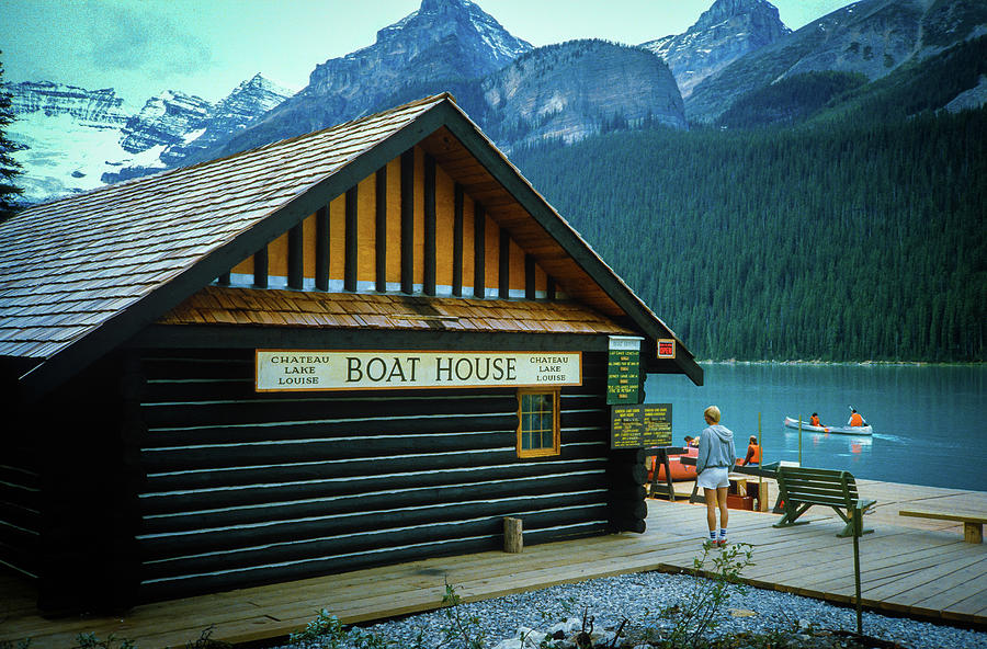 Lake Louise Boat House Photograph by Gordon James