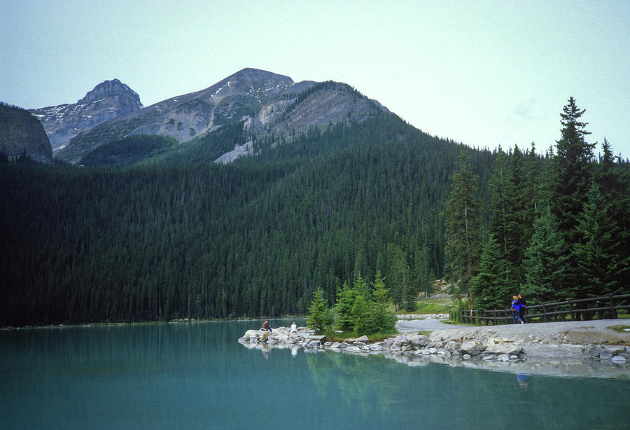 Lake Louise Lakeside Photograph by Gordon James Lake Louise Lakeside Photograph by Gordon James