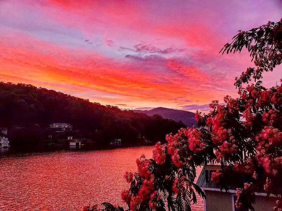 Lake Lure Sunset Photograph by Connor Childress - Fine Art America